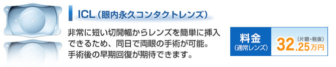 「(後房型レンズ)ICL」