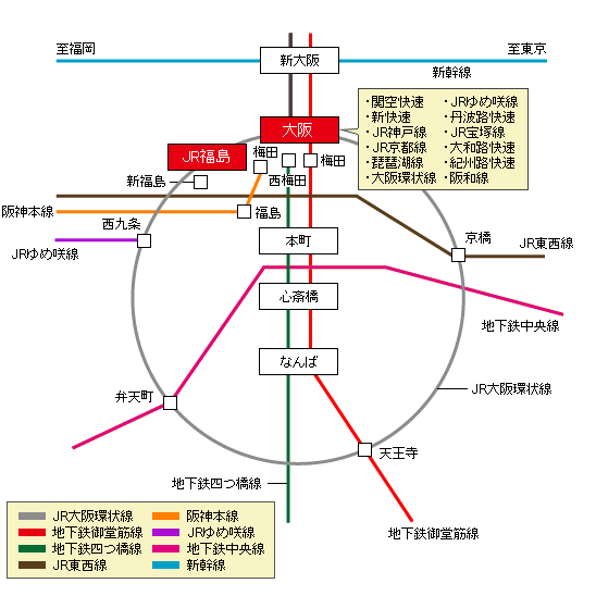 大阪トレインマップ